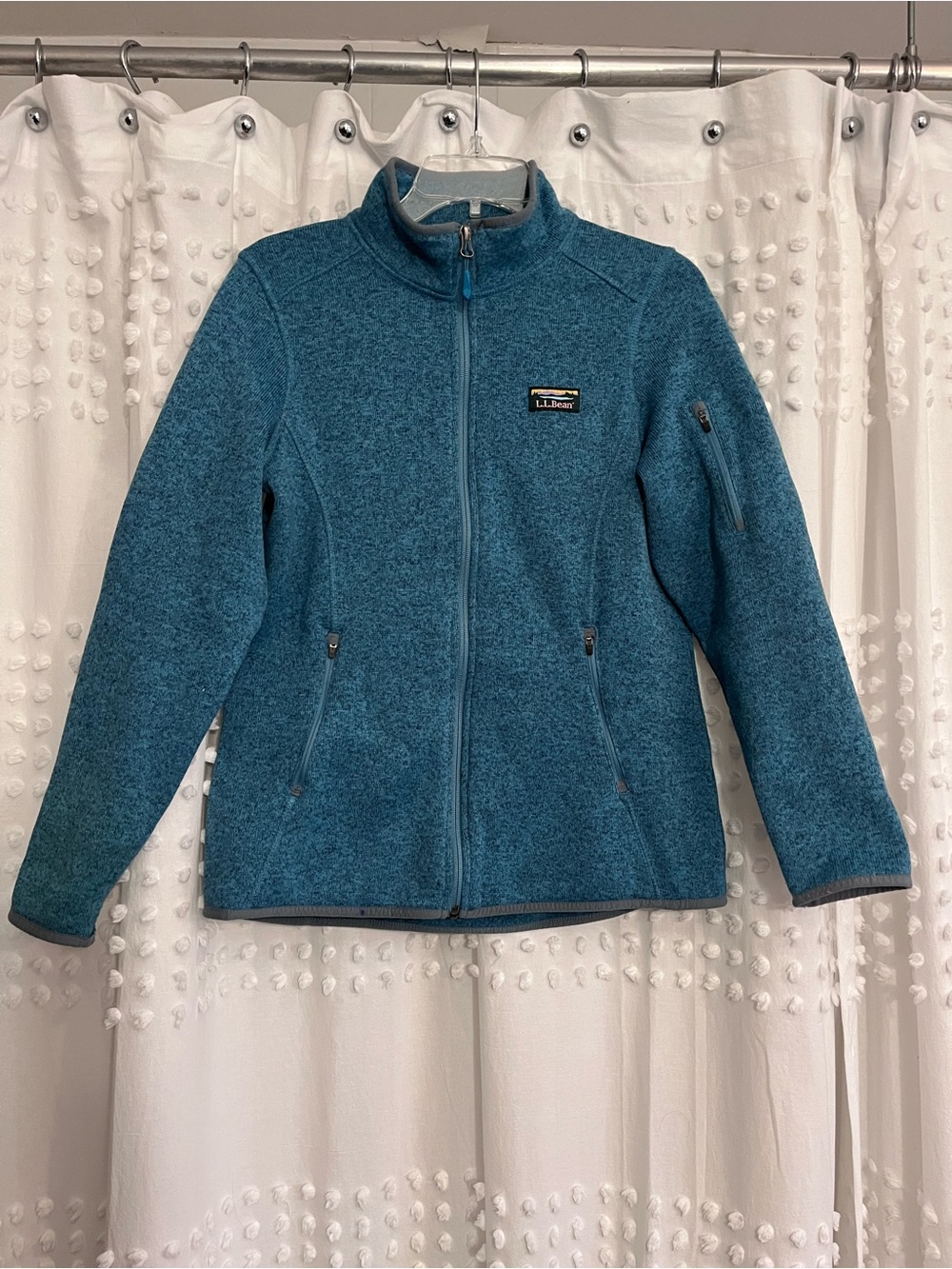 LL Bean Women’s Full Zip Sweater Fleece size M